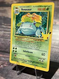 Pokemon Venusaur #15/102 SWSH Celebrations Classic Collection Holo Rare - Image 3