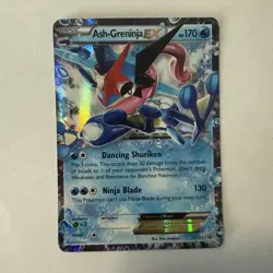 Pokemon TCG Ash-Greninja EX Black Star Promo Holo - Image 1