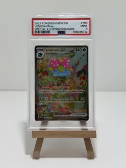 2023 POKEMON MEW EN-151 SPECIAL ILLUSTRATION RARE #198 VENUSAUR EX PSA 9 - Image 1