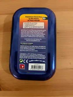 Empty Pokemon Mini Tin - Eevee & Chansey - Sun & Moon 2019 - Image 2