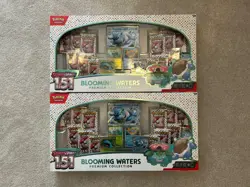Pokemon Scarlet & Violet 151 Blooming Waters Premium Collection Box 2x Sealed - Image 1