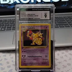 Kadabra 32/102 Base Set 1st Edition Regular CGC 9 (1999 German Pokemon TCG) - Image 1