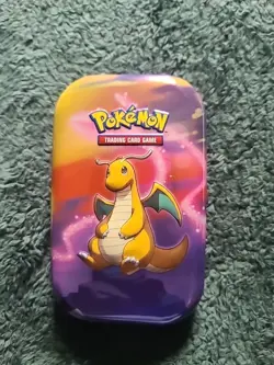 Pokemon TCG Kanto Dragonite Mini Tin Empty - Image 1