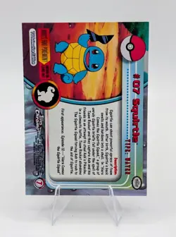 2000 Pokemon Topps Chrome: Squirtle #07 - NM - Image 2