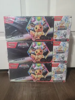 Pokemon Prismatic Evolutions Booster Bundle with Surprise Box - Image 1