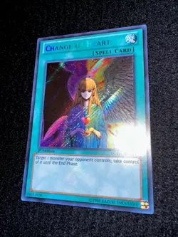🔥 YUGIOH • CHANGE OF HEART • SECRET RARE • LCYW-EN124 • 1st EDITION • NM 🔥 - Image 5