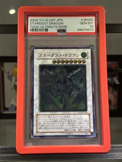 Yu-Gi-Oh! Synchro Stardust Dragon TDGS-JP040 Ultimate Rare PSA 10 Japanese - Image 3