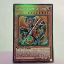 Yugioh Dragunity Arma Leyvaten SDDL-EN001 Ultra Rare 1st Ed NM - Image 1