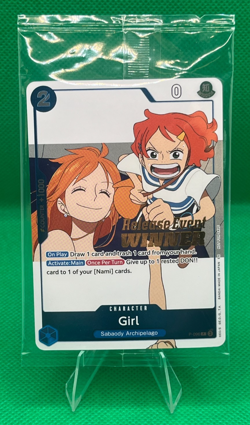One Piece CCG Girl OP14 Release Event Winner P-096 English Sealed - Image 1