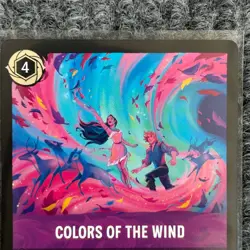 Disney Lorcana Winterspell Colors of the Wind 64/204 Super Rare NM/M - Image 3