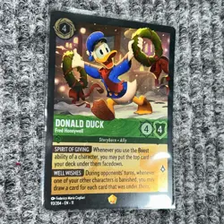 Disney Lorcana Winterspell Donald Duck Fred Honeywell Foil 93/204 Legendary NM - Image 3