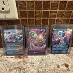 Pokemon Scarlet & Violet 8 Card Lot Glimmora Tulip Gardevoir V Full Art Holo - Image 3