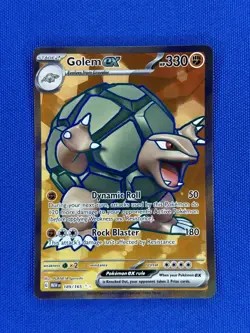 Pokemon TCG Golem ex 189/165 Sv: Scarlet & Violet 151 Holo Pokemon Card Ultra - Image 1