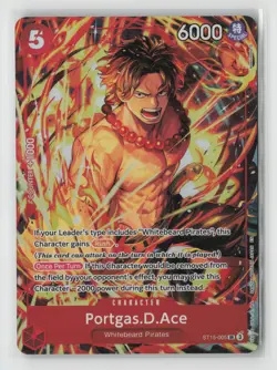 Portgas.D.Ace (Illustration Box Vol.5) SR One Piece Promotion Cards ST15-005 NM - Image 1