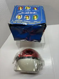 Pokemon Togepi 23K Gold Plated Card Burger King 1999 Factory Sealed Damaged Box - Image 3