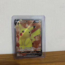 Pokemon TCG Card Pikachu V 157/172 Ultra Rare Brilliant Stars Near Mint Full Art - Image 1