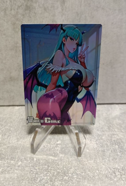 Morrigan Aensland Trading Card Waifu Goddess Story Anime Girl holo Karte Manga - Image 1