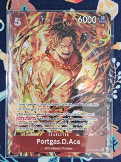 Portgas.D.Ace (Illustration Box Vol.5) ST15-005 One Piece Promotion Cards Foil - Image 1