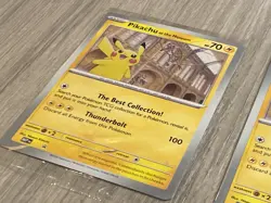 2 x Pokemon TCG Oversized Pikachu At The Museum Promo Card Sealed - Image 5