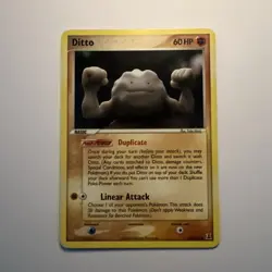 Pokemon TCG Ditto Geodude Card Regular Delta Species 62/113 - Image 1