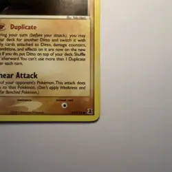 Pokemon TCG Ditto Geodude Card Regular Delta Species 62/113 - Image 4