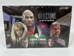 Star Trek CCG Reflections 1.0 Sealed Box of 30 packs 18 Cards Per Pack Rare. - Image 1