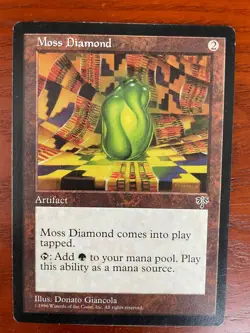 MTG Moss Diamond SINGLE USED EXCELLENT CONDITION SEE PHOTOS - Image 1