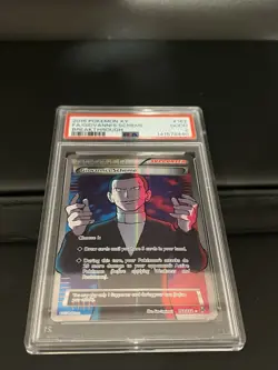 2015 Pokemon XY Breakthrough Giovanni's Scheme 162/162 Full Art-Good-PSA-2 - Image 1