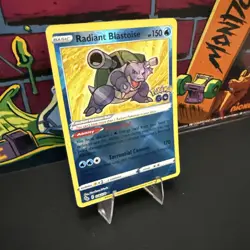 Pokemon Radiant Blastoise #018/078 English Pokemon GO - Image 2