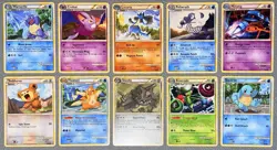 Pokemon HGSS Unleashed Regular Vintage Bulk Card Lot x40 NM 💎 (6 RARES) - Image 1