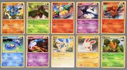 Pokemon HGSS Unleashed Regular Vintage Bulk Card Lot x40 NM 💎 (6 RARES) - Image 3