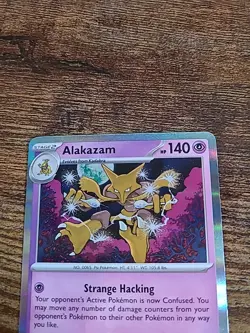 Pokemon TCG Alakazam 82 / 167 Holo Rare NM. - Image 3