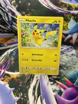 Pikachu 19/68 Hidden Fates Common Pokemon Card - Image 1
