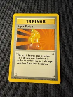 Super Potion 90/102 - Pokemon Base Set Unlimited LP 1 - Image 1