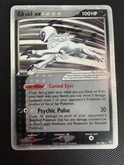 Absol ex 92/108 Pokemon TCG 2007 Power Keepers Holo - English - Holo Rare LP - Image 1