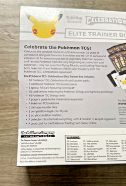 Pokemon TCG Celebrations Elite Trainer Box 25th Anniversary ETB Sealed. - Image 4