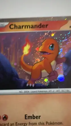 Pokemon TCG - Charmander - S&V Black Star Promo - SVP047 - Galaxy Swirl - Mint - Image 2
