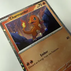 Pokemon TCG - Charmander - S&V Black Star Promo - SVP047 - Galaxy Swirl - Mint - Image 3