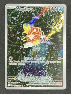 MAGIKARP 203/193 Illustration Rare Holo Pokemon Paldea Evolved - Image 1