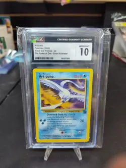 2000 Articuno 22 The Power Of One Error Illustrator Poke'mon CGC 10* - Image 1