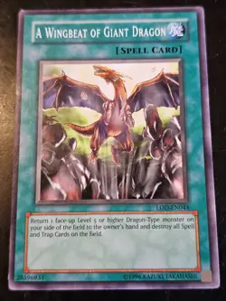 A WINGBEAT OF GIANT DRAGON LOD-EN044 Common Unlimited Yugioh - Image 1