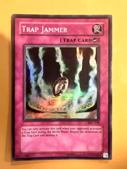 Yu-Gi-Oh! TCG Trap Jammer Invasion of Chaos IOC-110 1st Edition Super Rare - Image 1