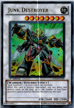 Junk Destroyer - 5DS3-EN039 - Ultra Rare - 1st Edition - LP - YUGIOH - Image 1