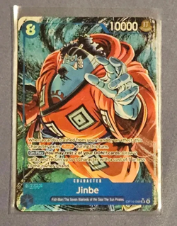 One Piece TCG OP14-049 Jinbe SR Alt Art OP14 The Azure's Seven English NM 8c - Image 1