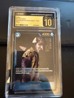 CGC 10 Pristine Arlong P-048 Promo One piece 2024 Premium Coll. Live Action - Image 1