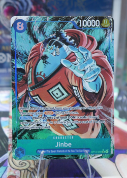 JINBE 2026 ONE PIECE AZURE SEA'S SEVEN SUPER RARE ALT ART #OP14-049 English - Image 1