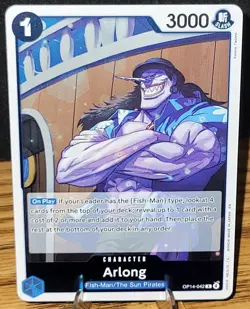 One Piece CCG Arlong OP14-042 Rare Foil Holo TCG - Image 2