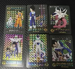 Dragon Ball Z Carddass Visual Adventure Lot Of 6 Cards PRISM TCG BANDAI - Image 1