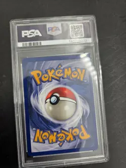 1999 Pokeman Hitmonchan Holo #7 Nm 7 PSA Card Game Graded - Image 2