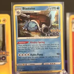 Pokemon TCG GO Card Lot Charizard Pikachu Promo Holo Snorlax Blastoise + Sleeves - Image 4